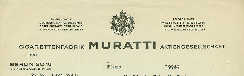 Zigarettenfabrik Muratti