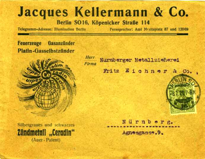 Feuerzeuge Kellermann