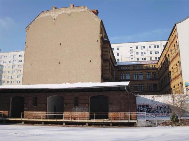 Schuppen auf dem Grundstück Köpenicker Straße 124