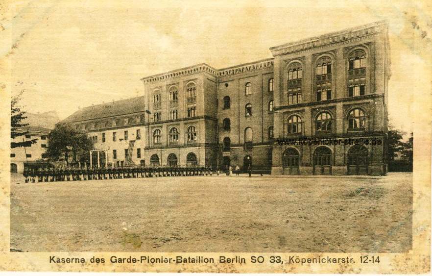 Kaserne des Garde Pionier Batallion