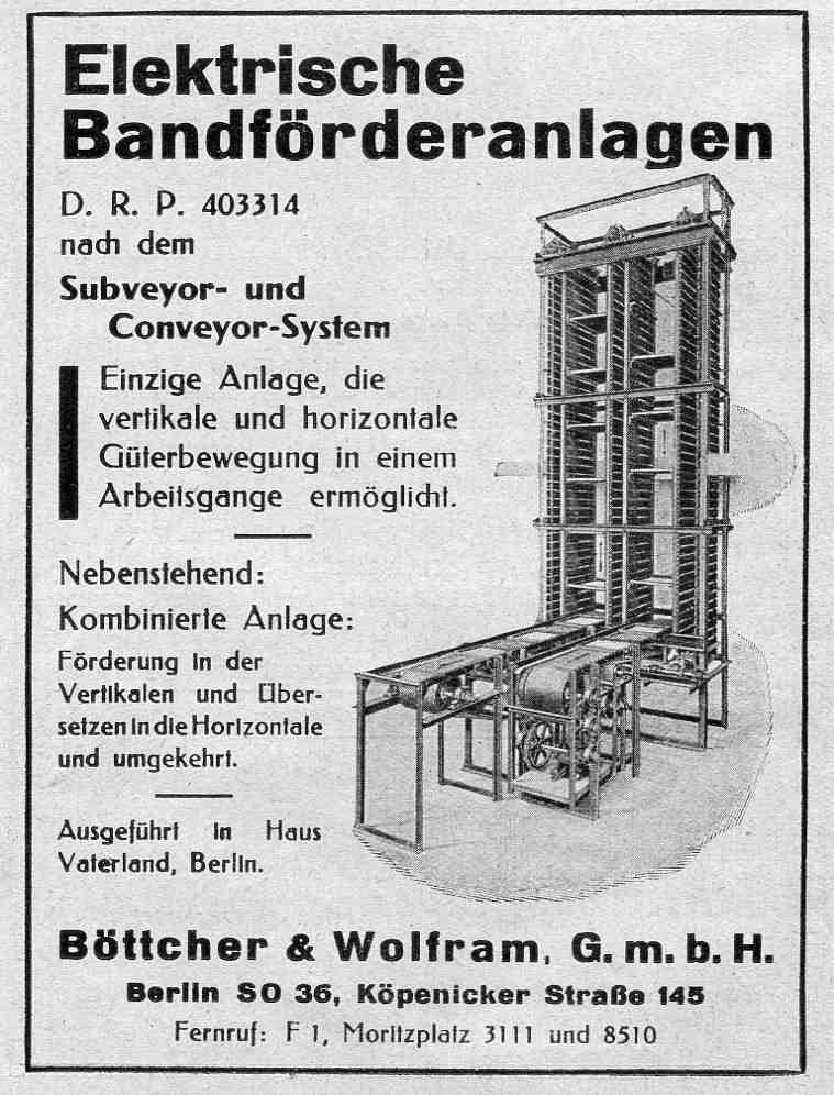 Elektrische Bandförderanlagen