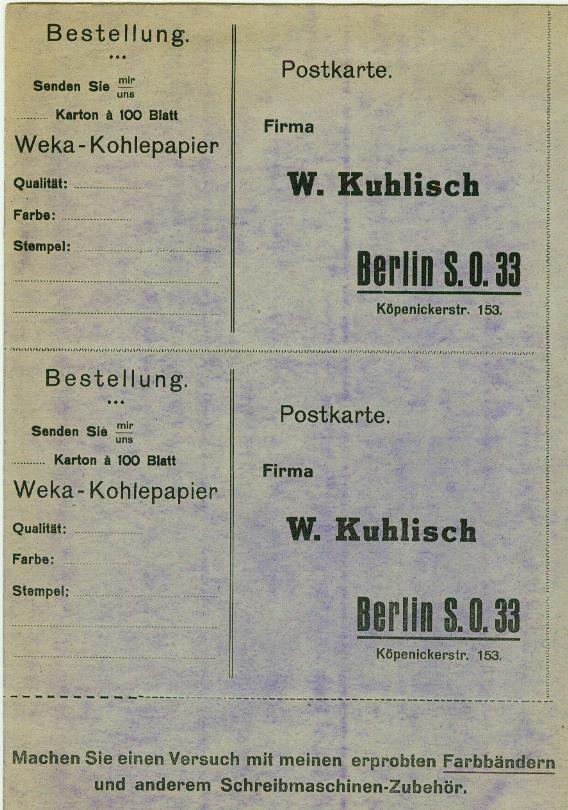 Kuhlisch Kohlepapier