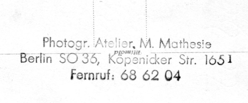 Max Mathesie Köpenicker Straße 165