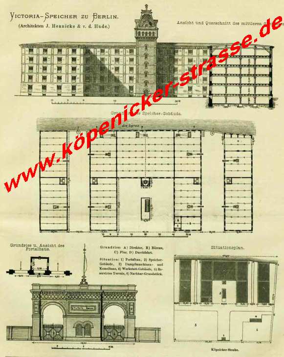 Victoriaspeicher Grundriss