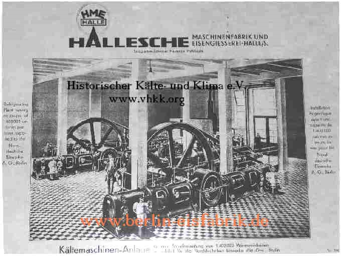 Werbeposter Maschinenanlage 1914