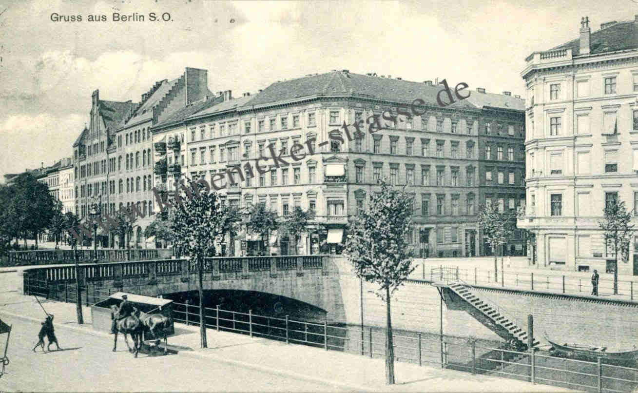 Engeldamm mit Brücke an der Adalbertstr