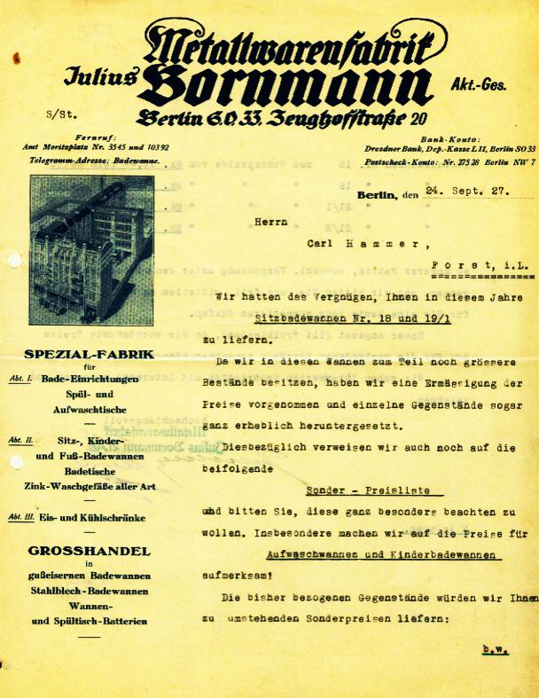 geschäftsbrief