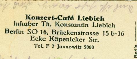 Konzert Cafe Metropol